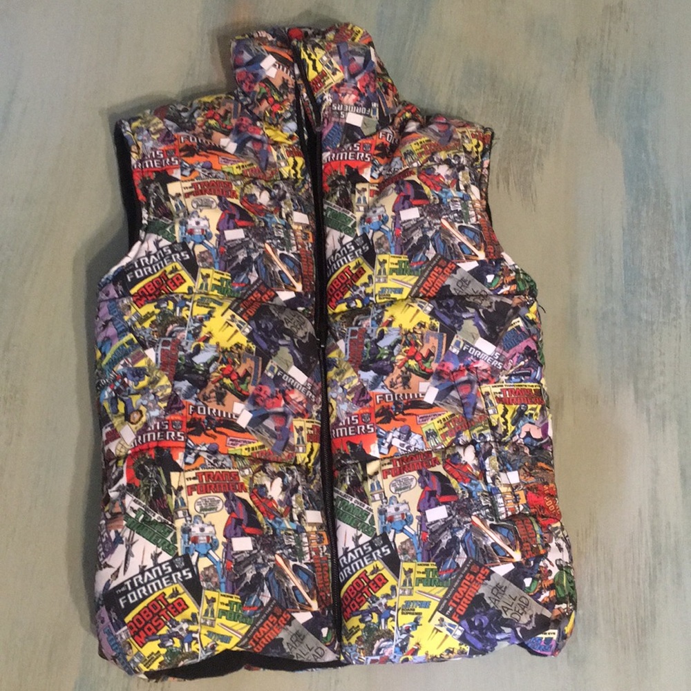 Transformers puffy vest